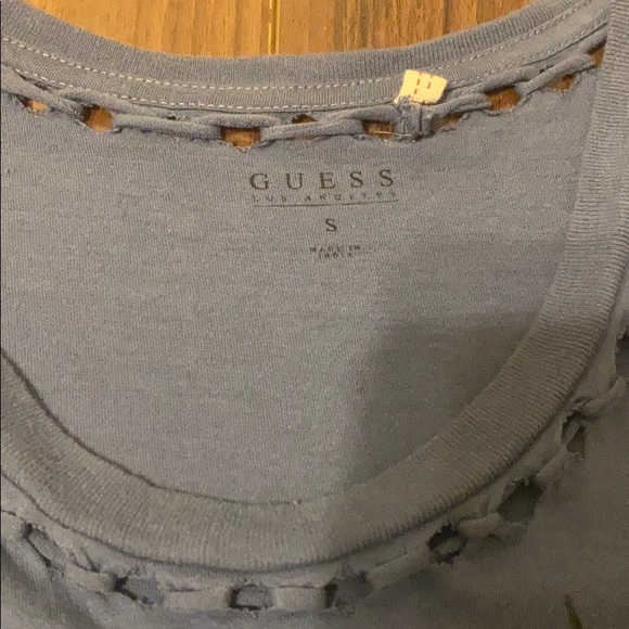 Guess Fringe Crop-Top Size Small - Picture 3 of 3